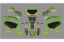 Aufkleber Satz kompatibel mit per KAWASAKI DTX 250 2008 - 2018 - MXPKAD18716