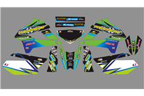Kit adesivi compatibile con per KAWASAKI DTX 250 2008 - 2018 - MXPKAD18713