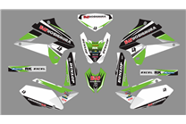 Kit adesivi compatibile con per KAWASAKI DTX 250 2008 - 2018 - MXPKAD18712