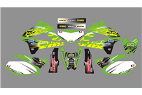 Kit adesivi compatibile con per KAWASAKI DTX 250 2008 - 2018 - MXPKAD18711