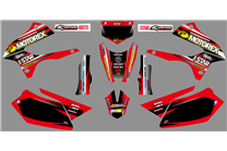 Aufkleber Satz kompatibel mit per KAWASAKI DTX 250 2008 - 2018 - MXPKAD18710