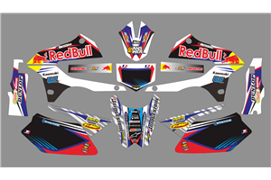 Sticker set compatible with per KAWASAKI DTX 250 2008 - 2018 - MXPKAD18706