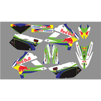 Kit de pegatinas compatible con per KAWASAKI DTX 250 2008 - 2018 - MXPKAD18704