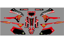 Kit adesivi compatibile con per KAWASAKI DTX 250 2008 - 2018 - MXPKAD18703