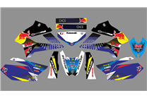 Aufkleber Satz kompatibel mit per KAWASAKI DTX 250 2008 - 2018 - MXPKAD18702