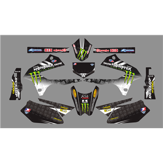 Kit de pegatinas compatible con per KAWASAKI DTX 250 2008 - 2018 - MXPKAD18701