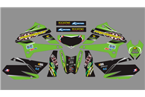 Aufkleber Satz kompatibel mit per KAWASAKI DTX 250 2008 - 2018 - MXPKAD18700