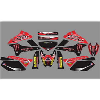 Kit de pegatinas compatible con per KAWASAKI DTX 250 2008 - 2018 - MXPKAD18699