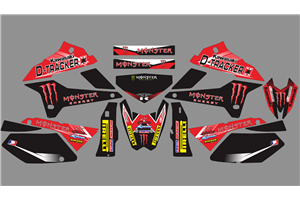 Sticker set compatible with per KAWASAKI DTX 250 2008 - 2018 - MXPKAD18699