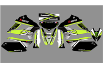 Aufkleber Satz kompatibel mit per KAWASAKI DTX 250 2008 - 2018 - MXPKAD18698
