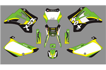 Kit adesivi compatibile con per KAWASAKI KDX 200 220 1995 - 2008 - MXPKAD18739
