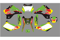 Kit adesivi compatibile con per KAWASAKI KDX 200 220 1995 - 2008 - MXPKAD18738