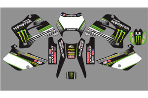 Kit Autocollants compatible avec per KAWASAKI KDX 200 220 1995 - 2008 - MXPKAD18737
