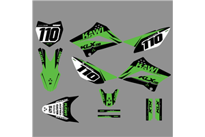 Kit adesivi compatibile con per KAWASAKI KLX 110 2010 - 2020 - MXPKAD18755