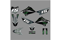 Kit de pegatinas compatible con per KAWASAKI KLX 110 2010 - 2020 - MXPKAD18754