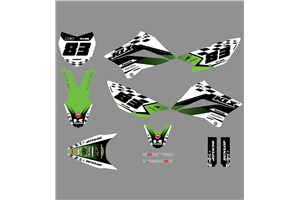 Kit Autocollants compatible avec per KAWASAKI KLX 110 2010 - 2020 - MXPKAD18747