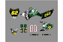 Kit de pegatinas compatible con per KAWASAKI KLX 110 2010 - 2020 - MXPKAD18746