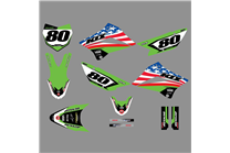 Kit de pegatinas compatible con per KAWASAKI KLX 110 2010 - 2020 - MXPKAD18745