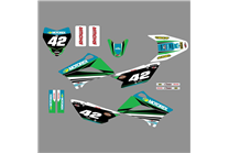 Kit de pegatinas compatible con per KAWASAKI KLX 110 2010 - 2020 - MXPKAD18743