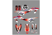 Kit adesivi compatibile con per HUSQVARNA CR 65 2012 - 2015 - MXPKAD187560