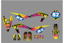 Kit de pegatinas compatible con per HUSQVARNA CR 65 2012 - 2015 - MXPKAD18759