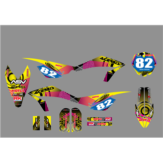 Kit adesivi compatibile con per HUSQVARNA CR 65 2012 - 2015 - MXPKAD18759