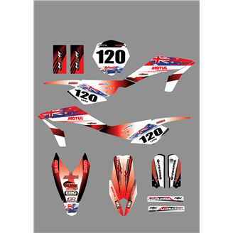 Kit adesivi compatibile con per HUSQVARNA CR 65 2012 - 2015 - MXPKAD18758