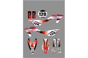 Kit Autocollants compatible avec per HUSQVARNA CR 65 2012 - 2015 - MXPKAD18758