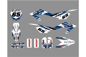 Kit Autocollants compatible avec per HUSQVARNA CR 65 2012 - 2015 - MXPKAD18757