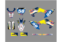 Aufkleber Satz kompatibel mit per HUSQVARNA TC 50 2017 - 2021 - MXPKAD18762