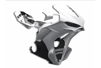 Ducati Panigale V4R Complete and unpainted fairings in abs 2026 - MXPCAD18808