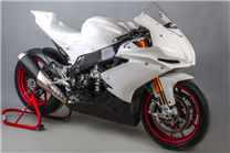 Verkleidungen Aprilia RSV4 2009 - 2014 Lackiert mit 2 Farben + frei Grafiken Black White - MXPCRV5753
