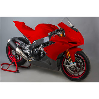 Carénages Aprilia RSV4 2009 - 2014 peinture + autocollants gratuitemente Black Red - MXPCRV5751