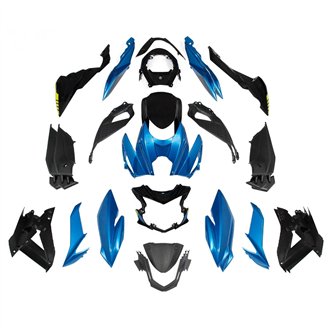Painted street fairings in abs compatible with Suzuki Gsx S750 2017 - 2022 -MXPCAV18828