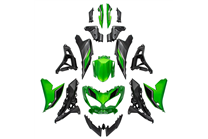 Carenados en abs pintados para la calle compatible con Kawasaki KLE650 Versys 2022-2025 - MXPCAV7485