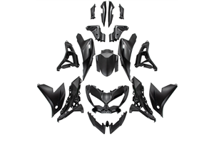 Lackierte Straße Verkleidung auf ABS kompatibel mit Kawasaki KLE650 Versys 2022-2025 - MXPCAV18334