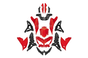 Carenados en abs pintados para la calle compatible con Kawasaki KLE650 Versys 2022-2025 - MXPCAV18335