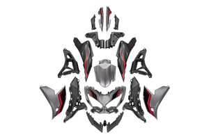 Carenados en abs pintados para la calle compatible con Kawasaki KLE650 Versys 2022-2025 - MXPCAV18336