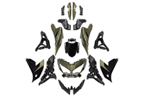 Carenados en abs pintados para la calle compatible con Kawasaki KLE650 Versys 2022-2025 - MXPCAV18337