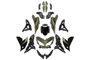 Painted street fairings in abs compatible with Kawasaki KLE650 Versys 2022-2025 - MXPCAV18334