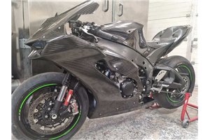 Kawasaki Zx10R 2016 - 2020 Verkleidung Kohlenstoff Komplet mit Kotflügel und Hoecker racing - MXPCCB18845