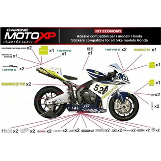Kit de pegatinas compatible con Honda Cbr 1000 RR 2020 - 2022 - MXPKAD13339