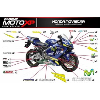 Kit Autocollants compatible avec Honda Cbr 1000 RR 2020 - 2022 - MXPKAD13349