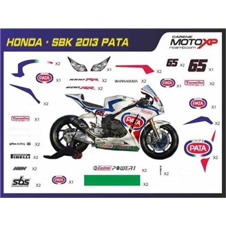 Kit Autocollants compatible avec Honda Cbr 1000 RR 2020 - 2022 - MXPKAD13350