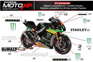 Kit adesivi compatibile con Yamaha R6 2017 - 2022 - MXPKAD11378