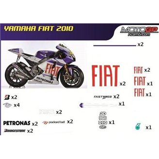Kit de pegatinas compatible con Yamaha R6 2017 - 2022 - MXPKAD12071