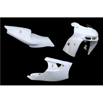 Kawasaki Z6R 2000 2002 race Fairings without Front Fender - MXPCRD18942