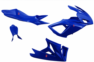 Carenado Racing Pintado Suzuki Gsxr 600/750 2006 -2007 + pegatinas gratuito - MXPCRV5712