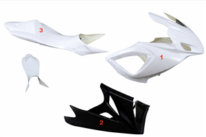 Painted Race Fairings Suzuki Gsxr 600/750 2006 -2007 in 2 Colours like the picture - MXPCRV5710