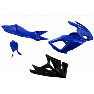 Painted Race Fairings Suzuki Gsxr 600/750 2006 -2007 in 2 Colours like the picture - MXPCRV5709